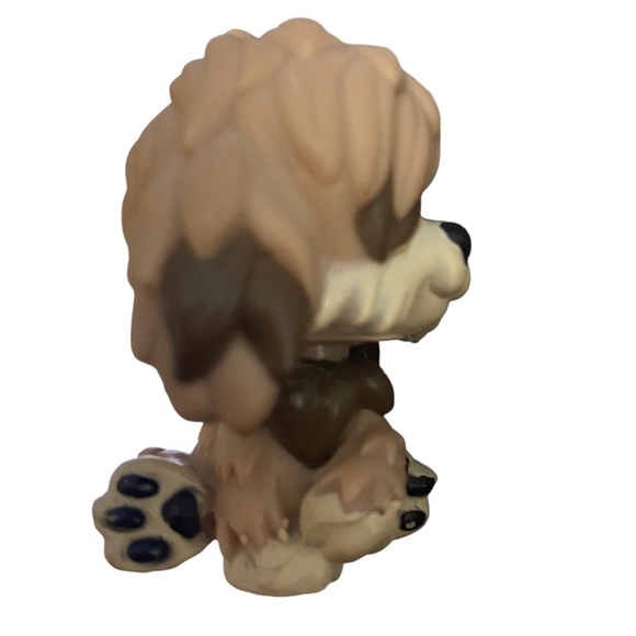 LITTLEST PETSHOP PET SHOP LPS #1816 HASBRO DOG Sheepdog Green Eye Retired - Picture 4 of 10